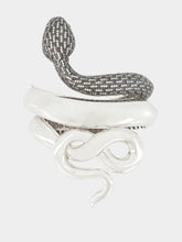 Begüm Khan Platinum-Plated Snake Bracelet