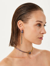 Begüm Khan Purple Frog Tennis Earrings