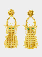 Begüm Khan Gold-Plated King Beetle Earrings