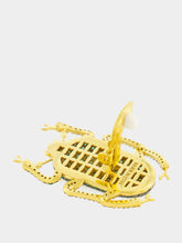 Begüm Khan Gold-Plated Pharaoh Earrings in Green