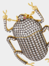 Begüm Khan Crystal Pharaoh Clip-On Earrings
