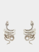 Begüm Khan Platinum-Plated Snake Earrings