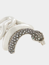 Begüm Khan Platinum-Plated Snake Earrings