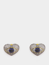 Begüm Khan Occhio del Amore Earrings with Blue Stones