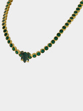 Begüm Khan Green Frog Tennis Necklace