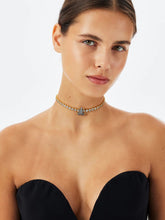 Gold Frog Tennis Necklace