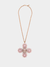 Begüm Khan Pharaoh Cross Necklace in Rose Gold