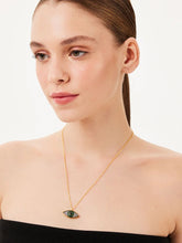 Begüm Khan Green Nazar Mini Necklace