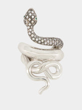 Begüm Khan Platinum-Plated Snake Ring