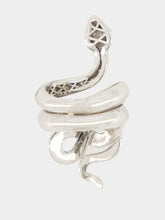 Begüm Khan Platinum-Plated Snake Ring