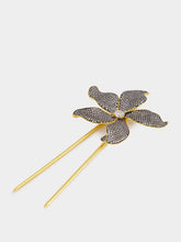 Begüm Khan Crystal Gold Hair Pin Lilium