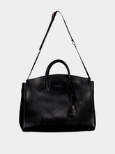 Givenchy Black Leather Travel Bag with Silvery Hardware
