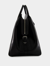 Givenchy Black Leather Travel Bag with Silvery Hardware