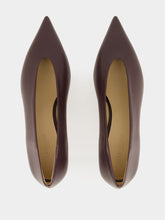 Le Monde Beryl Aubergine Naplack Babouche Kitten Heel