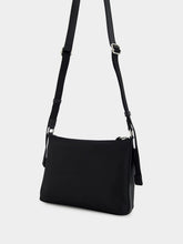 Givenchy Black Voyou Skinny Crossbody Bag in Grained Leather