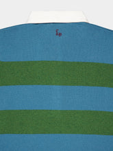 Paula Blusher Stripped Cashmere Polo Shirt