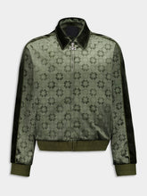 Givenchy Green Monogram Velvet Jacket