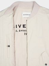Givenchy Light Beige Cotton Bomber Jacket