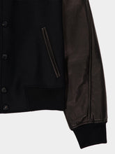 Givenchy Black Logo Paris Bomber Jacket