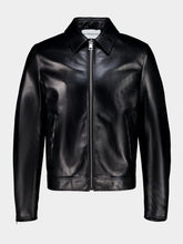 Givenchy Black Biker Zipped Blouson in Bull Leather