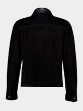 Givenchy Black Suede Buttoned Jacket