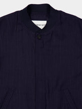 Givenchy Navy Wool Double Stripe Jacket