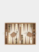 Hector Saxe Paris Vison Medium Alligator Backgammon Set