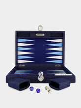 Hector Saxe Paris Backgammon Medium Blue Denim