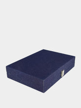 Hector Saxe Paris Backgammon Medium Blue Denim