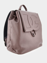 Dolce & Gabbana Brown Deerskin Logo Backpack