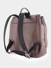 Dolce & Gabbana Brown Deerskin Logo Backpack