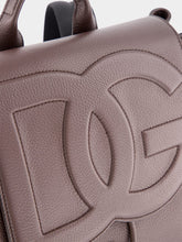 Dolce & Gabbana Brown Deerskin Logo Backpack