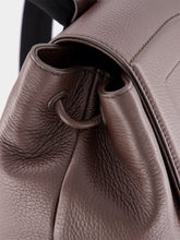 Dolce & Gabbana Brown Deerskin Logo Backpack