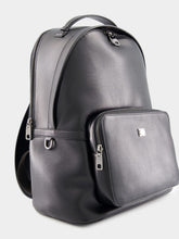 Leather Backpack in Black