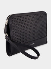 Dolce & Gabbana Black Woven Calfskin Clutch Bag