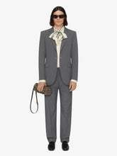 Givenchy Medium Grey Slim-Fit Wool Tailored Pants
