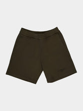 Givenchy Khaki Green Logo Cotton Shorts