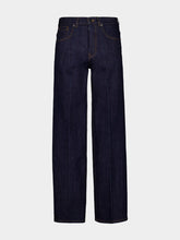 Givenchy Dark Blue Wide-Leg Indigo Denim Jeans