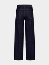 Givenchy Dark Blue Wide-Leg Indigo Denim Jeans