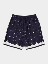 Givenchy Dark Navy Silk Floral Shorts