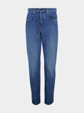 Givenchy Medium Blue Shadow Washed Straight Jeans
