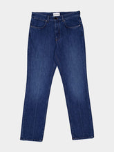 Givenchy Medium Blue Shadow Washed Straight Jeans