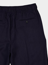 Givenchy Navy Couture Seam Striped Wool Joggers