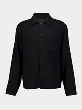 Givenchy Black Double Face Wool Overshirt