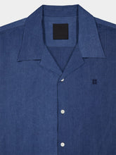 Givenchy Sky Blue Ozone Washed Denim Chambray Shirt