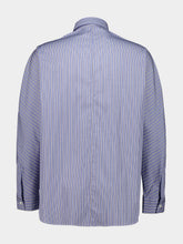 Givenchy Navy Stripe Cotton Button-Up Shirt