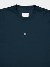 Givenchy Fir Green Slim Fit Cotton T-Shirt with 4G Embroidery