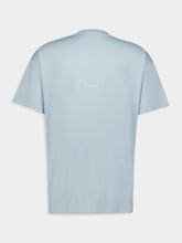Givenchy Light Blue Embroidered Cotton T-Shirt