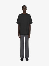 Givenchy Charcoal Cotton T-Shirt with Baroque Print