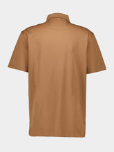 Givenchy Beige Cotton Polo with 4G Detail